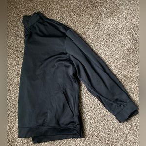 Pro Tour Men's Long Sleeve 1/4 Zip Luxe Stretch Pullover, Black, size XXL